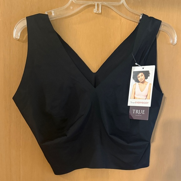 True and Co Women’s True Body Lift Scoop Neck Bra New Black Size 2X - Picture 1 of 7